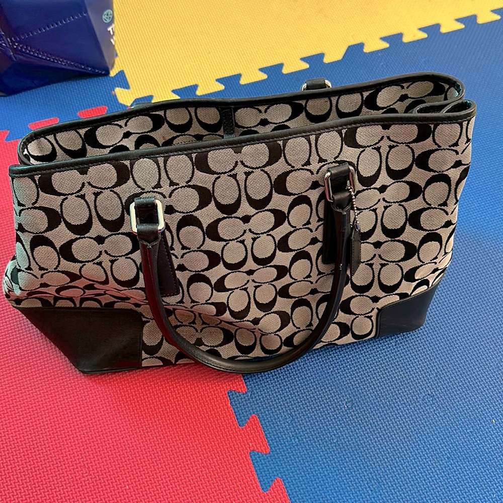 Coach handbags leather